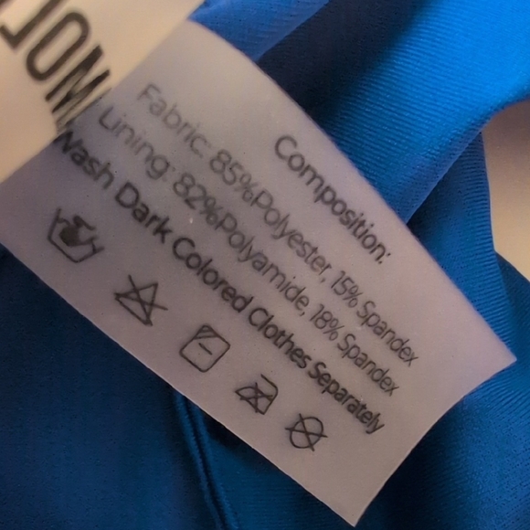 Seamolly Blue Mini Gingham Drawstring Tied Brazilian Bottom Bikini Set - Size M - Picture 11 of 11